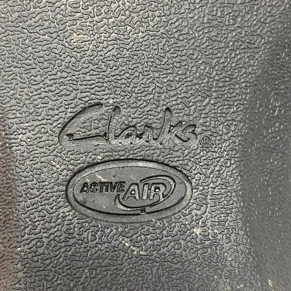 Clarks Women 9M Shoes Black Leather Active Air Everyday Comfort Waking